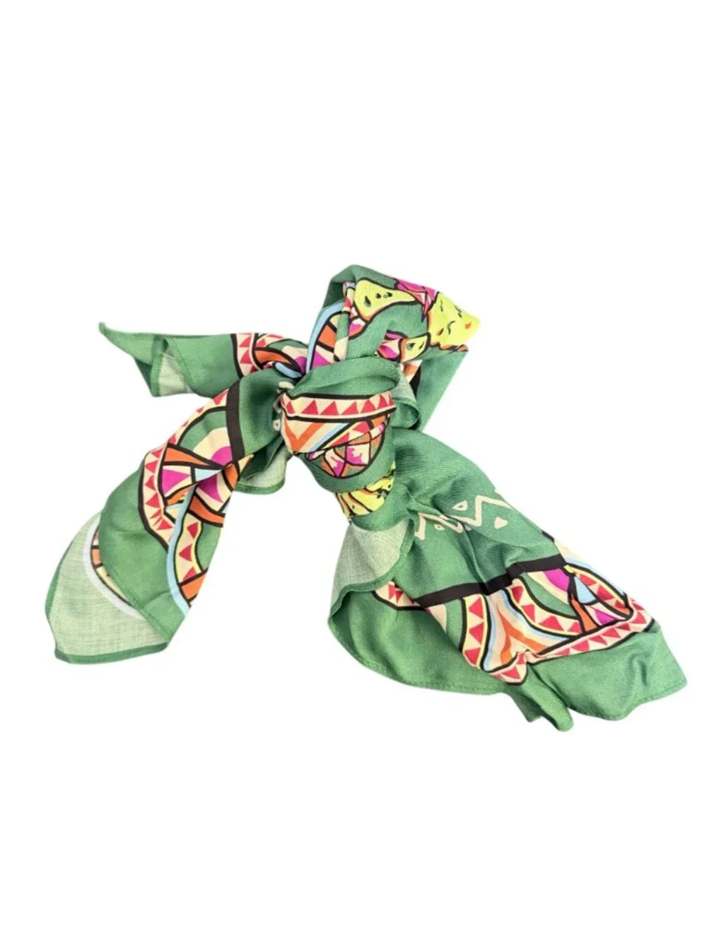 Double D Ranch Desert Desperado Green Bandana Scarf